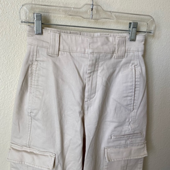 Aritzia The Group Babaton Women’s Athena Cropped Pants In Cream Size 00 Straight - Picture 3 of 10